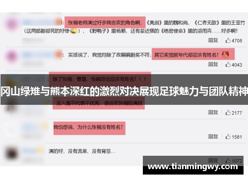 冈山绿雉与熊本深红的激烈对决展现足球魅力与团队精神