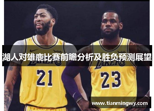 湖人对雄鹿比赛前瞻分析及胜负预测展望